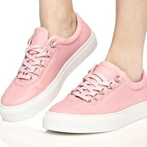 Pink Leather K Swiss Sneakers